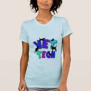 Artsy Vet Tech Gifts, Unieke artiest getekend desi T-shirt