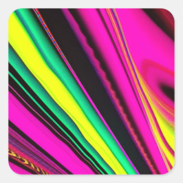 Artsy Vierkante Sticker