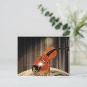 Artsy Violin Music Briefkaart (Staand voorkant)