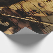 Artsy Violin Music Cadeaupapier (Hoek)