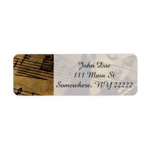Artsy Violin Music Etiket