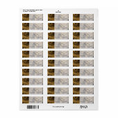 Artsy Violin Music Etiket (Full Sheet)