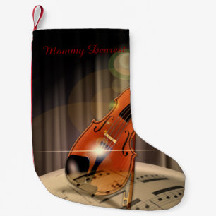 Artsy Violin Music Kleine Kerstsok