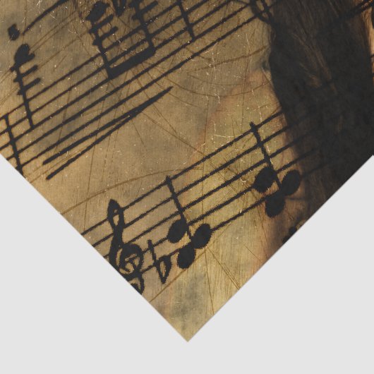 Artsy Violin Music Tissuepapier (Detail)