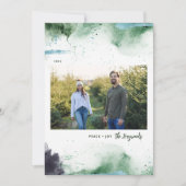 Artsy Vrede en Vreugde 3 Foto Feestdagenkaart (Voorkant)