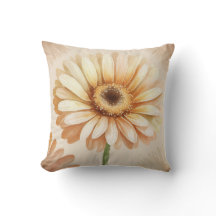 Artsy Waterverf Gerbera Madeliefje Bloem
