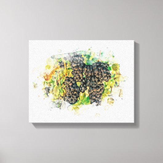 *~* Artsy Wijngaard Druif AR21 Wijnkelder Canvas Afdruk (Voorkant)