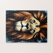 Artsy Wild African Lion Legpuzzel (Horizontaal)