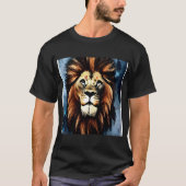 Artsy Wild African Lion T-shirt (Voorkant)