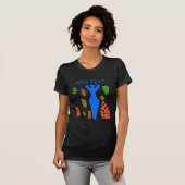 Artsy Woman voegt tekst T-Shirt toe (Voorkant volledig)