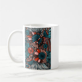 Artsy Zentangle Neurographica Patroon Koffiemok -