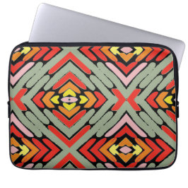 Artsy Zuidwestelijk Multikleur Patroon Laptop Sleeve