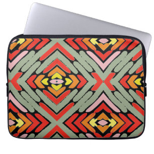 Artsy Zuidwestelijk Multikleur Patroon Laptop Sleeve