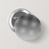 Artsy zwart-wit moirépatroon ronde button 5,7 cm (Voorkant /achterkant)