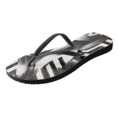 Artsy Zwart & Wit Teenslippers (Schuin)