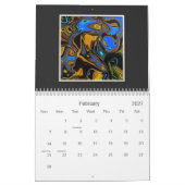 ArtSylvia Abstract Collectie Agenda 2012 Kalender (Feb 2027)