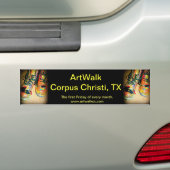 ArtWalk Corpus Christi, TX Bumpersticker (Op auto)
