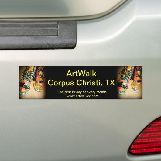 ArtWalk Corpus Christi, TX Bumpersticker (Op auto)