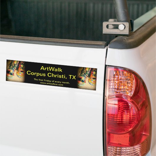 ArtWalk Corpus Christi, TX Bumpersticker (Op Truck)