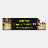 ArtWalk Corpus Christi, TX Bumpersticker (Voorkant)