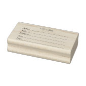 Artwork Display Label Template Rubberstempel (Stempel)