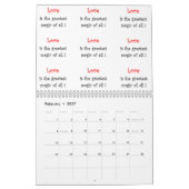 Artwork/Fun Inspirerend Design - Britse agenda Kalender (Feb 2027)