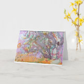 Artwork-greecard Kaart (Gele Bloem)