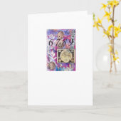 Artwork Greeting Card plakken Kaart (Gele Bloem)