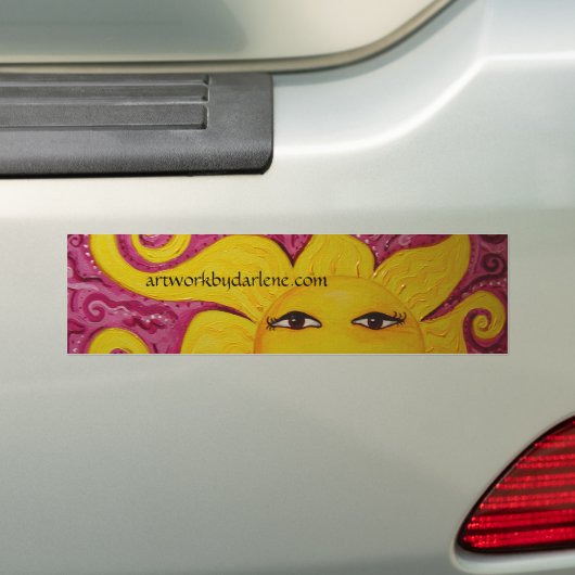artworkbydarlene.com bumpersticker (Op auto)