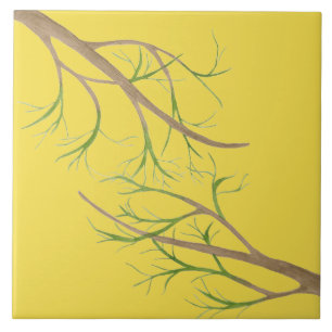 Arty Autumn op een keramische Tegel (II) Tegeltje