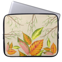 Arty Autumn op een laptophoes Laptop Sleeve