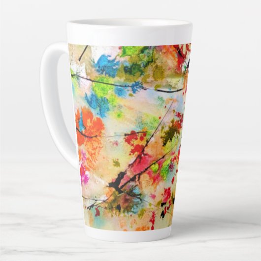 Arty Coffee Cup Latte Mok (Linkerhoek)