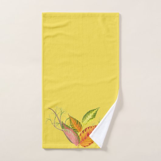 Arty herfst op een badkamer handdoek set (Handdoek)