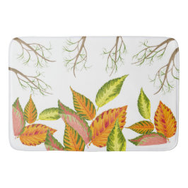 Arty herfst op een badmat