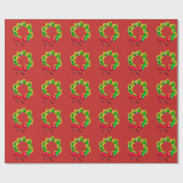 Arty Kerstmis -  tekst Cadeaupapier
