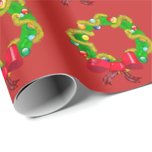 Arty Kerstmis -  tekst Cadeaupapier (Rol Hoek)