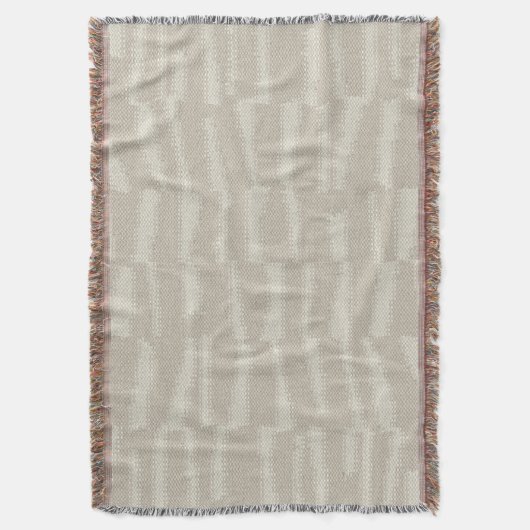 Arty Knit Print Deken (Voorkant Verticaal)