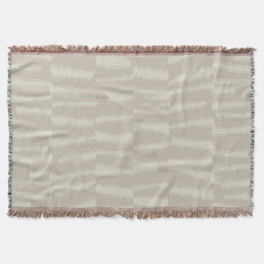 Arty Knit Print Deken (Voorkant)