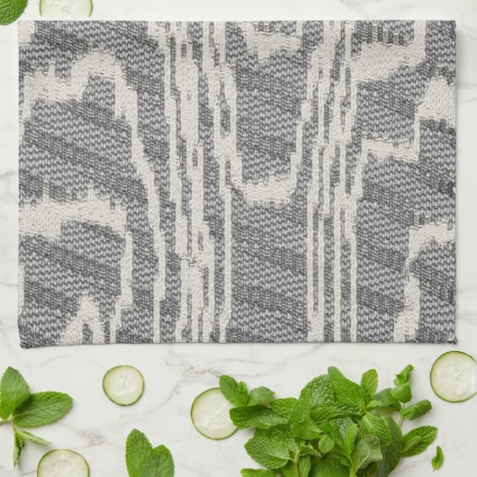 Arty Knit Print Keuken Handdoek (Gevouwen)