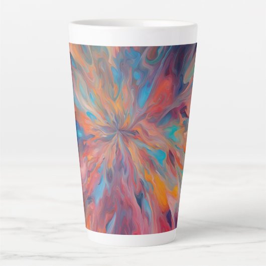 Arty large latte mok (Voorkant)