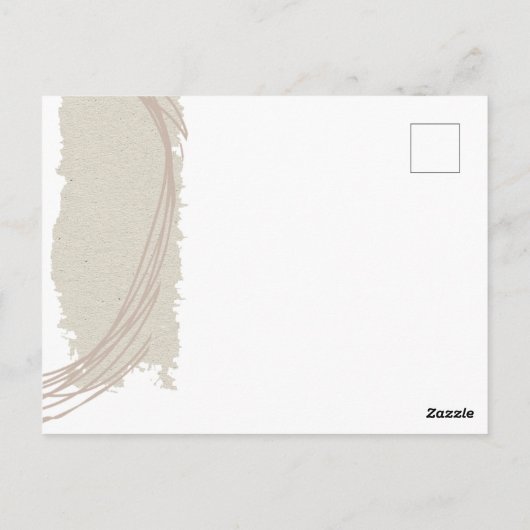 Arty Lines Abstract Vorm bruidsmeisje verzoek Briefkaart (Achterkant)
