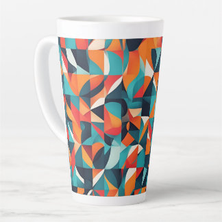 Arty ontwerp groot latte mok