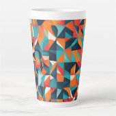 Arty ontwerp groot latte mok (Voorkant)
