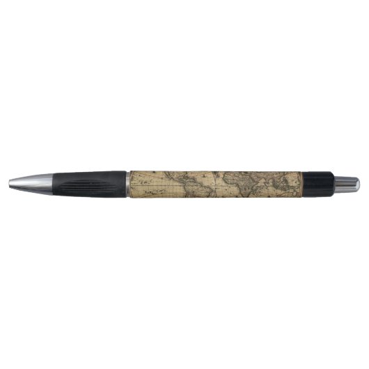 Arty Oude Wereldkaart Pen (Voorkant)