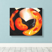 Arty pomkins canvas afdruk (Insitu (Houten vloer))