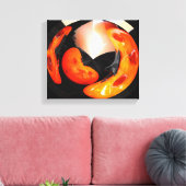 Arty pomkins canvas afdruk (Insitu (Woonkamer))