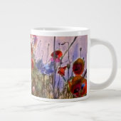 Arty poppies grote koffiekop (Rechts)