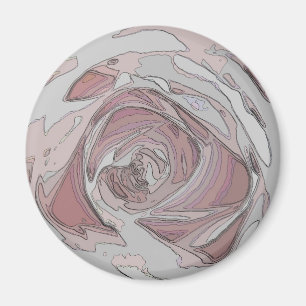arty roze roze roos magneet