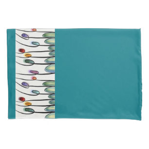 Arty tulip border kussensloop