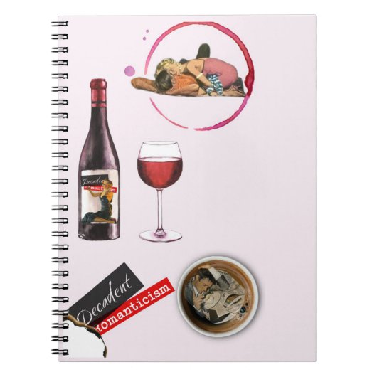 Arty Valentine Gift Collection- Decadent Noir  Notitieboek (Voorkant)